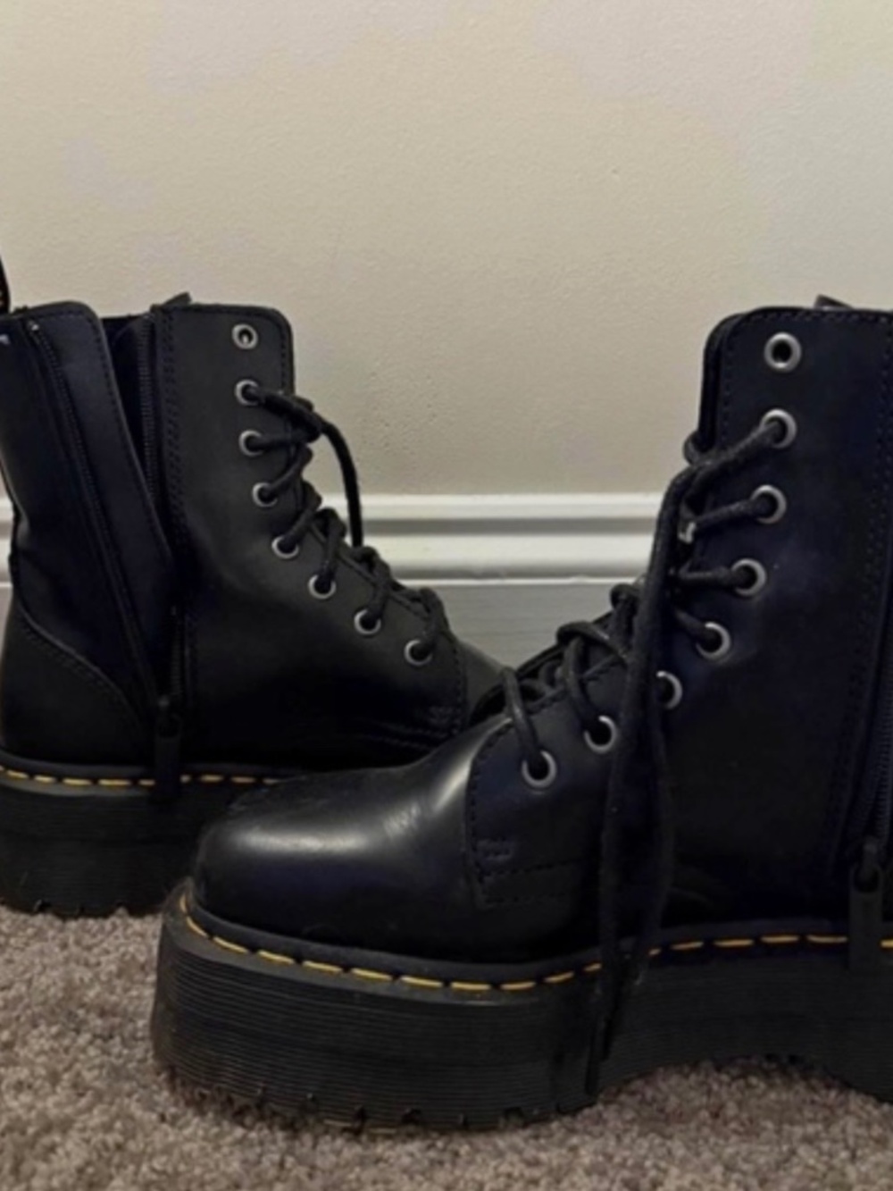 JADON BOOT SMOOTH LEATHER PLATFORMS